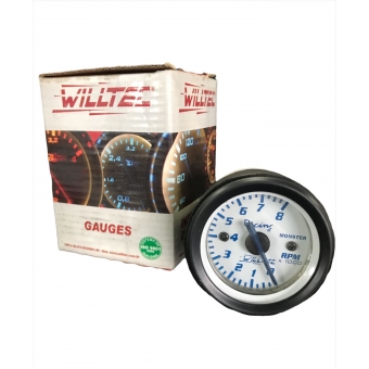 Relógio Tacômetro W40009 Linha Racing - WILLTEC