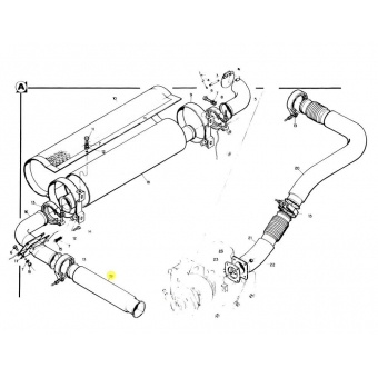 Tubo Escape Engesa 1808 030 272