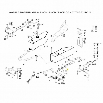Junta de Vedação do Bocal Abastecimento Agrale Marruá