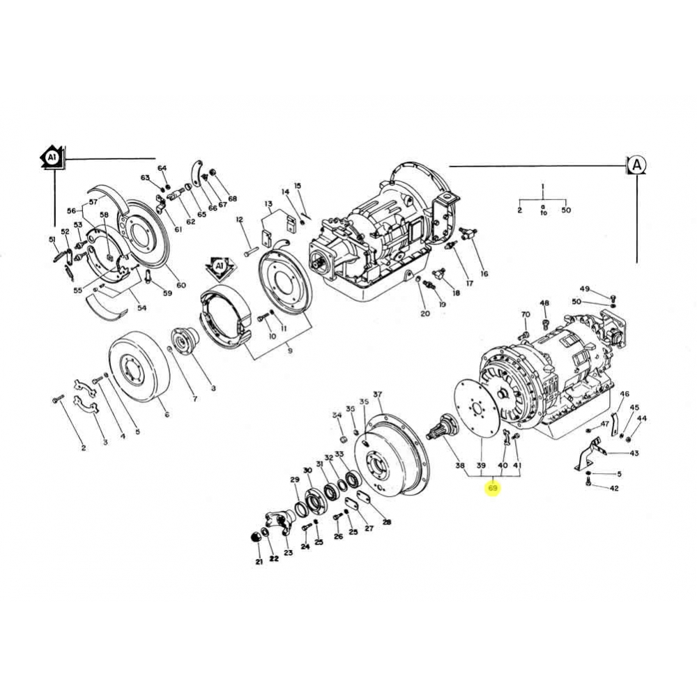 Conjunto Prato Flexível Engesa 1815 510 301 Cx. Mudança Automática